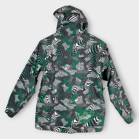 Burton Dryride Hooded Ski Snowboard Coat Youth Jacket L Ctrk - Picture 13 of 16